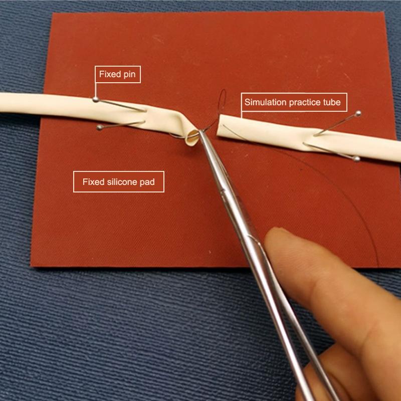 Microsurgery Anastomosis Simulated Blood Vessel Suture Skill Training Model Lab Supplies