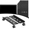 Metal Computer Stand Case Support Adjustable Practical Versatile Storage Rack Perforated