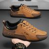Doudou shoes men's new casual shoes soft sole comfortable PU men's shoes trendy fashion men's sports shoes