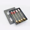 Christmas Cartoon Snowman Spoon & Fork Set - Cute Dessert Cutlery Gift