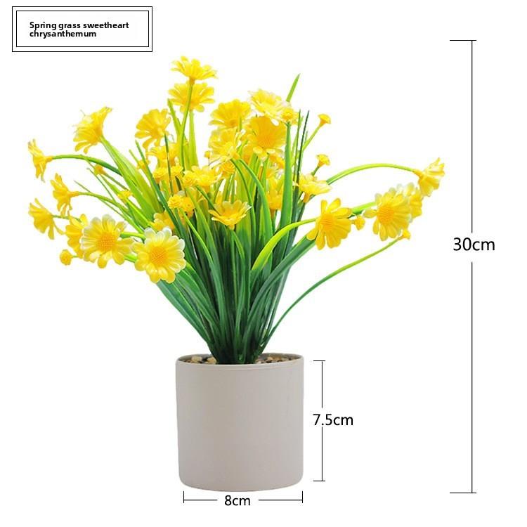 Artificial Plant Decor With Plastic Craft For Home Office And Indoor Spaces