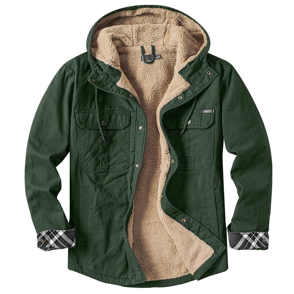 Winterjas Nieuwe Verdikte Fleece Warme Militaire Tactische Parker met Capuchon Outdoor Windbreaker Herenjas Kleding