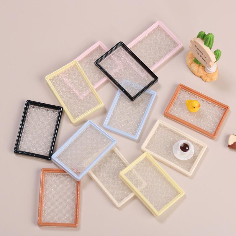 

2Pcs Resin Nail Paint Palette Mini Design Portable Display Palette Nail Tools Art Supplies Creative Decorative Ornaments чорний