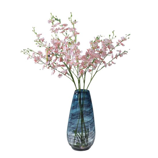 Artificial Phalaenopsis Flower Real Touch Faux Butterfly Orchid Branch for Tall Vase Wedding Home Office Party Hotel Decoration