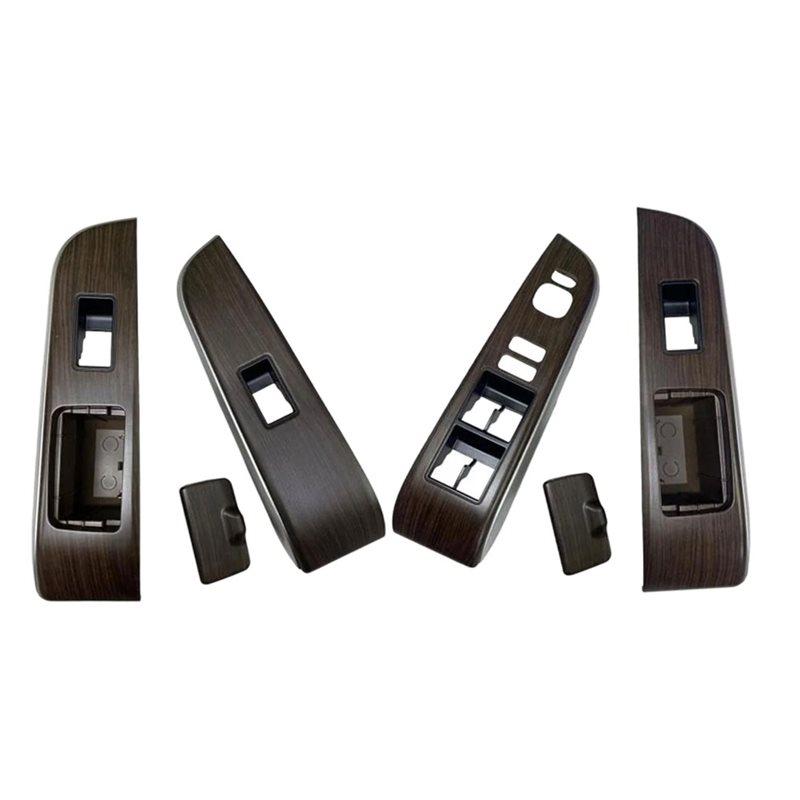 Versatile 4Pcs Window Glass Lifter Switch Panel Trim Cover Kit For Toyota Camry 2012-2017 74271-06330 74272-06340 74231-06420 B
