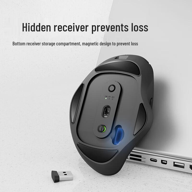 HP Engineer1 Black Ergonomic Wireless Mouse