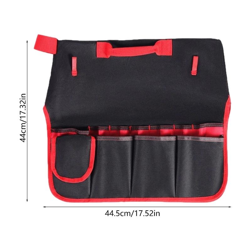 Heavy Duty Tool Bag Pouch With Multiple Pockets For Easy Organization And Large Capacity Storage Of Hardware Accessories