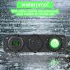 3 IN 1 For Car Marine Waterproof DC 12V/24V Toggle Rocker Switch Digital Voltmeter Dual USB Port LED Switch Panel