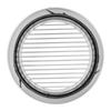Round Air Vent Louver 150mm ABS Straight Blade Detachable Exhaust Bathroom Vent Cover for Office Kitchen