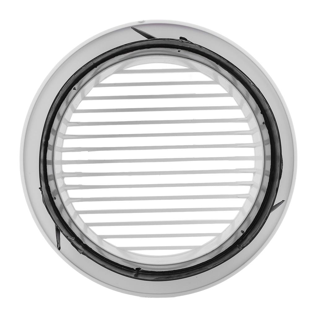 Round Air Vent Louver 150mm ABS Straight Blade Detachable Exhaust Bathroom Vent Cover for Office Kitchen