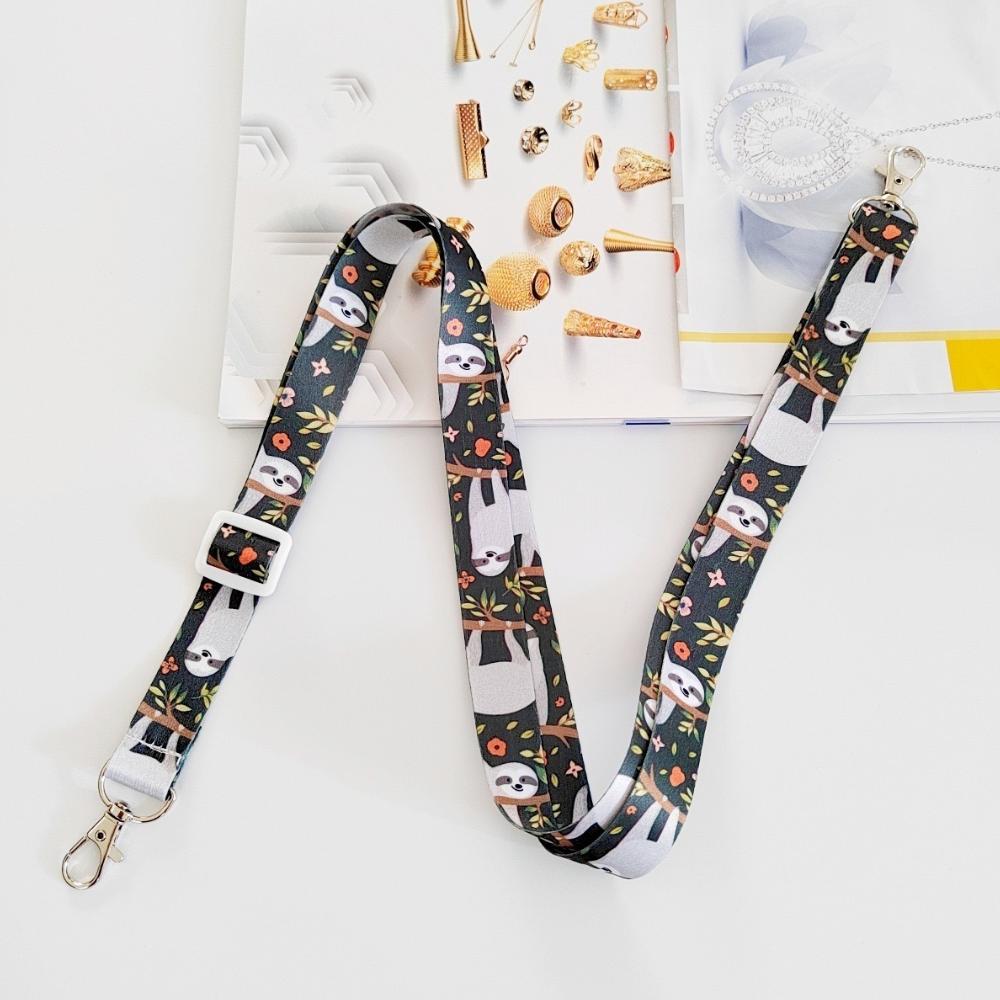 Multiple Mosaic pattern mobile phone rope small fresh adjustable lanyard Camera mobile phone documentation bag lanyard accessories