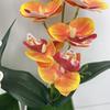 Mehrblütige Künstliche Orchidee Topfpflanzen Phalaenopsis Bonsai Wohnzimmer Ornamente