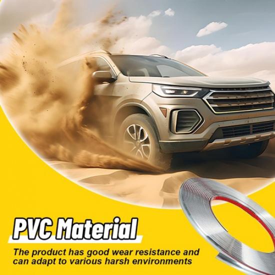 16Ft Chrome Molding Trim Strip Car Door Window Bumper Side Trime Protector Guard