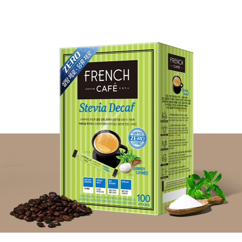 French Cafe Cafe Mix Stevia Decaffeinated