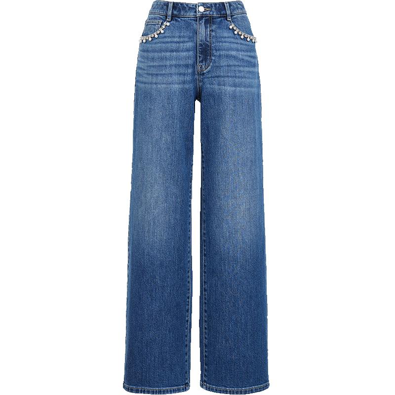 

Женские джинсы прямого кроя с заклепками VEROMODA Осень/Зима 2025 L