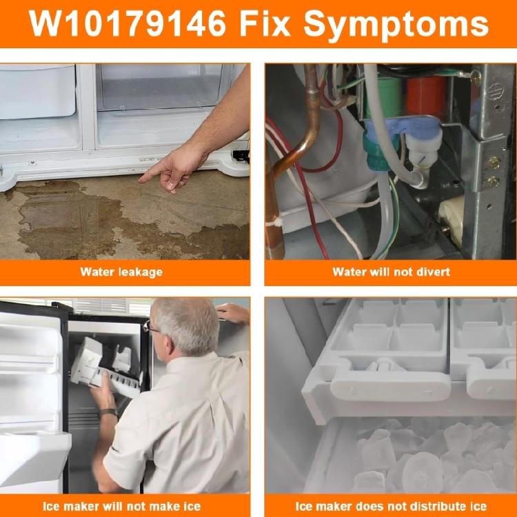 Efficient Exchange Refrigerator Water Part Replacement Set Metal and Plastic Texture Suitable for Multiple Brands