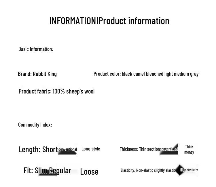 TUHUANG Women's 100% Pure Wool Letter Pattern Mock Neck Pullover