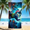 1Pc Stitch'S Halloween Adventure Beach Towel Quick Dry Multiuse For Beach Pool Gym Yoga Home Travel Christmas Halloween Xmas Gift S1475