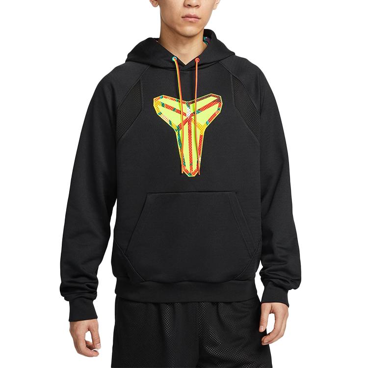 Nike What The Kobe Therma-FIT Pullover Hoodie (Asia Sizing) Black/Volt Men Streetwear HJ4206010