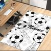 Benutzerdefinierter Fußball-Teppich mit Namen, für Bürostuhl, Wohnzimmer, Schlafzimmer, Küche, Dekor, Geschenke.