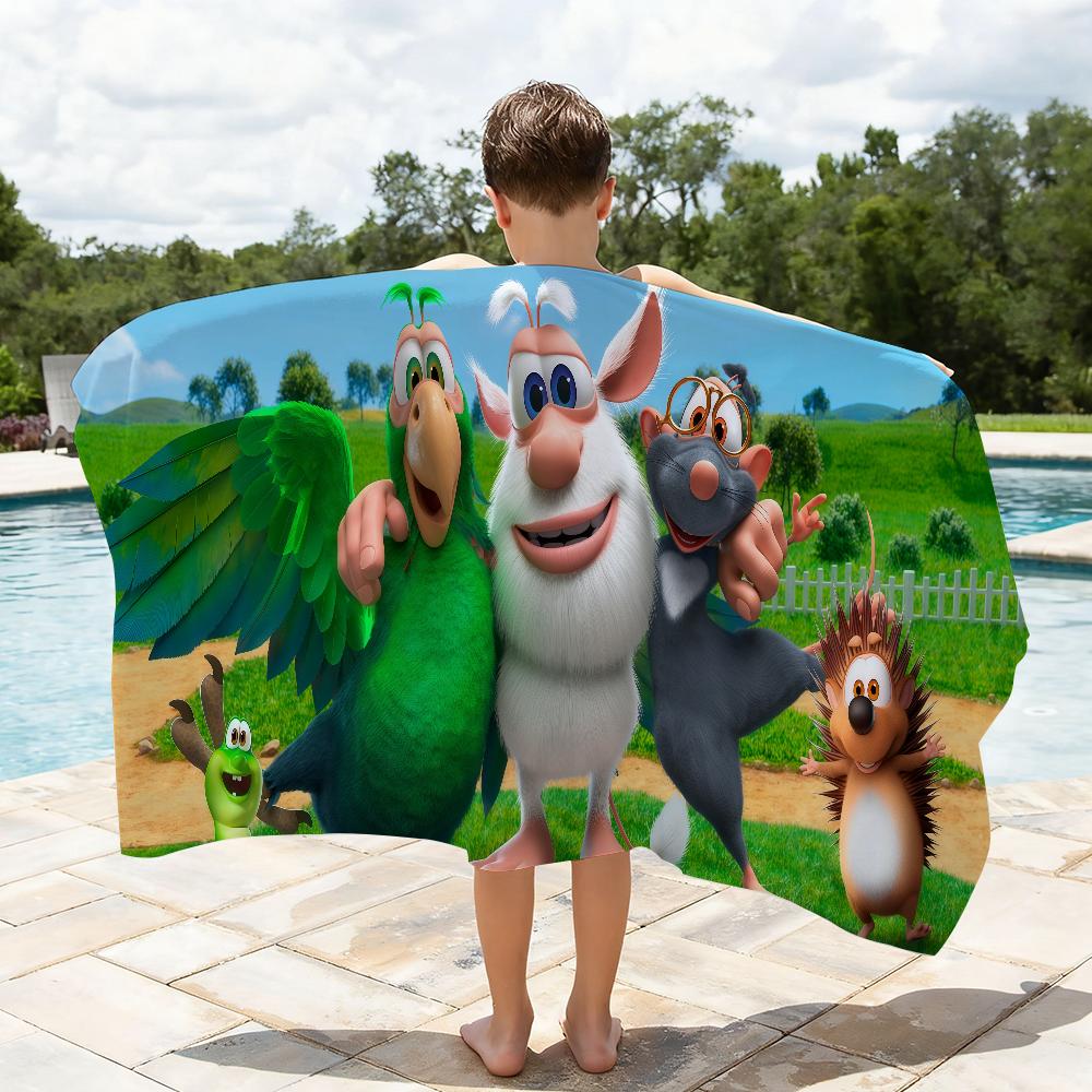 Cartoon B-Booba-S Towel Quick Drying Beach Towels Are Suitable For Swimming Pools Camping Yoga And The Gym