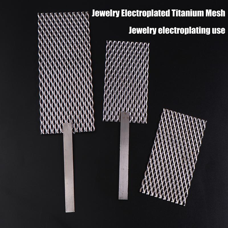 Good Quality Mesh Platinized Titanium With Handle Anode Rhodium Jewelry Plating Plater Tools