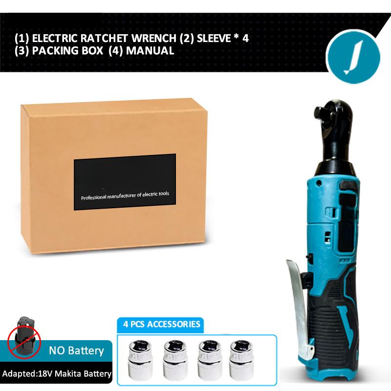 3/8 Inch Rechargeable Electric Wrench Right Angle Ratchet Wrenches Impact Driver Power Tool Cordless Portable Impact Wrench