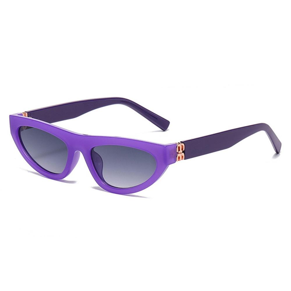 

JYL TS Sunglasses UV Cat Eye Small Frame Street/24009 B-1425 червень bud кольору