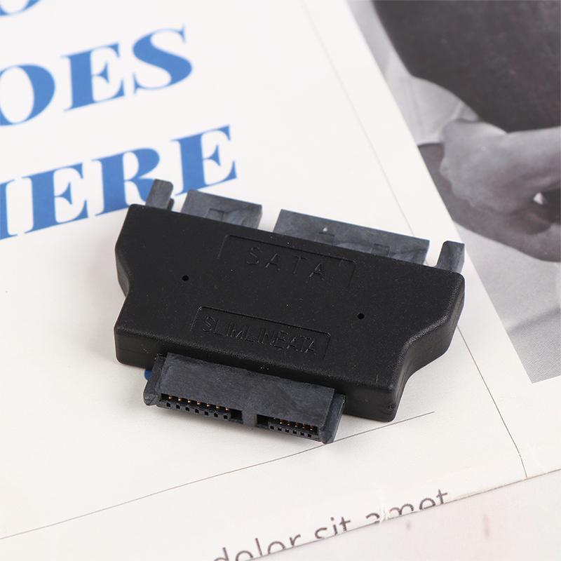 1Pc Slimline Adapter For Sata Ata 7+15 Serial 22Pin Male To Slim Sata 7+6 13Pin Female Adapter Electronic Accessories