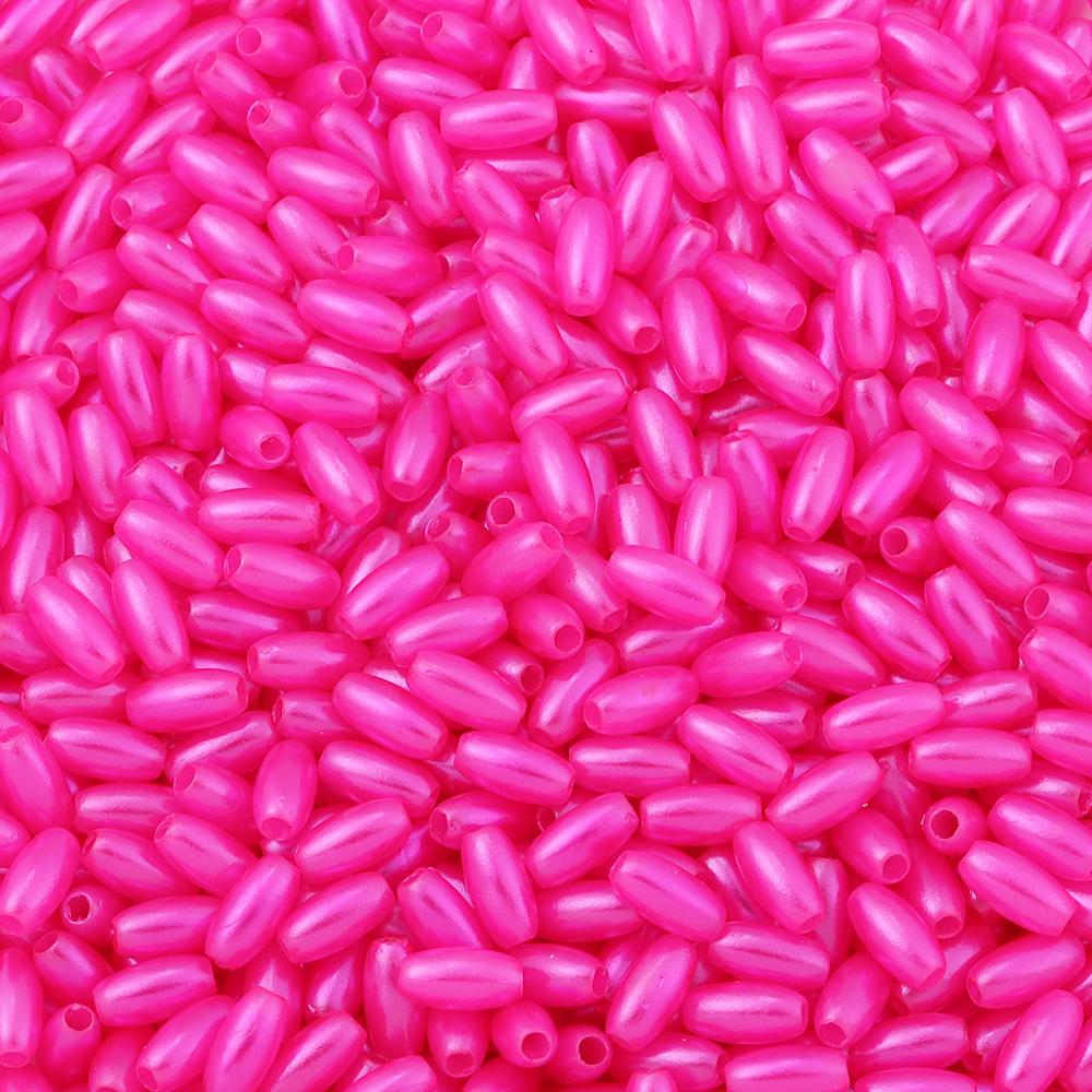 100-200 Stück Wassertropfenform ABS Imitation Perlen Bunt Oval Reis Lose Perlen Für DIY Schmuckherstellung Armband Halskette