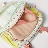 Dopamine-Boosting Mixed Color 1pc Personalized Backpack - Embroidered Name, Strawberry Design, Zipper Closure, Polyester Lining, Hand Washable
