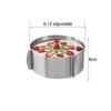 Stainless Steel Telescopic Mousse Ring Mold Anti-rust Adjustable and 1 Roll Thickened Cake Edge Transparent Cake Collar