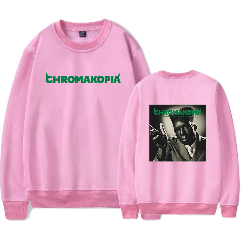 Chromakopia Oversized Hoodie Women Men O-neck Long Sleeve Crewneck Sweatshirt Casual Tracksuit Clothes
