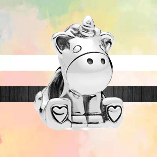 Neue Tier Stil Glückliche Katze Hund Panda Bär Löwe Schlange Kaninchen DIY Perlen Fit Original Mode Charms Silber Farbe Armbänder schmuck