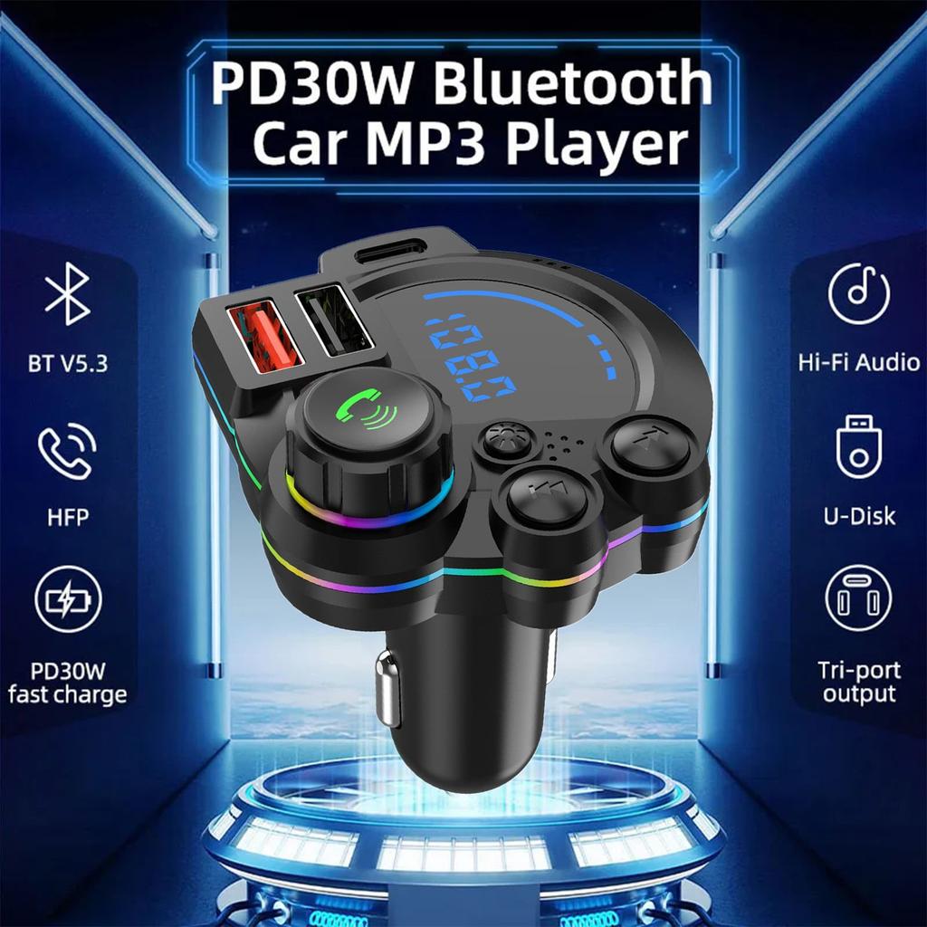 Car 3.0 Transmitter with Hands Free Calling and 20W Fast Charging