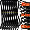 20/1pcs 32cm Heavy Duty Elastic Bungee Shock Cord Strap Stretch Plastic Hook Car Luggage Tent Kayak Boat Canoe Bikes Rope Tie