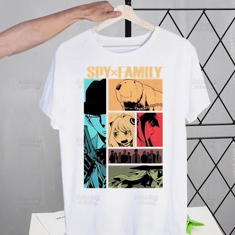 Spy X Family Anime Kawaii Anya Forger SPYFAMILY Men's Tshirt Cute Shirt Mens Fashion T-Shirt For Men Casual Tops Short Sleeve