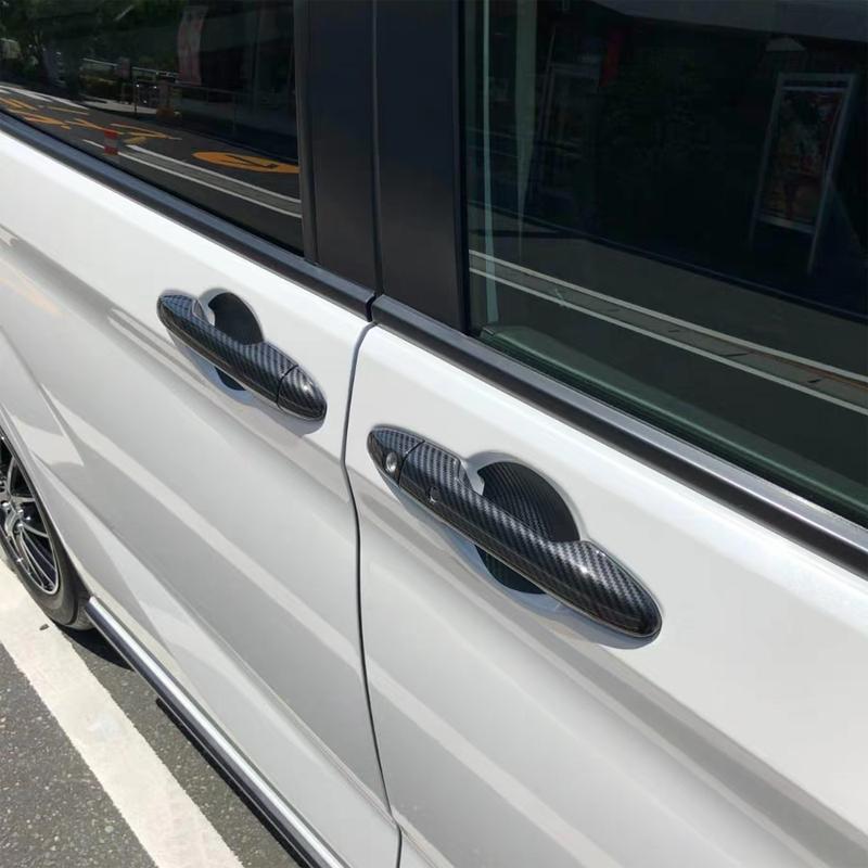 For Honda Freed GB5 GB6 GB7 GB8 2016 2017 Accessories Car ABS Carbon Black Door Handles Cover Auto Stickers Trim Styling