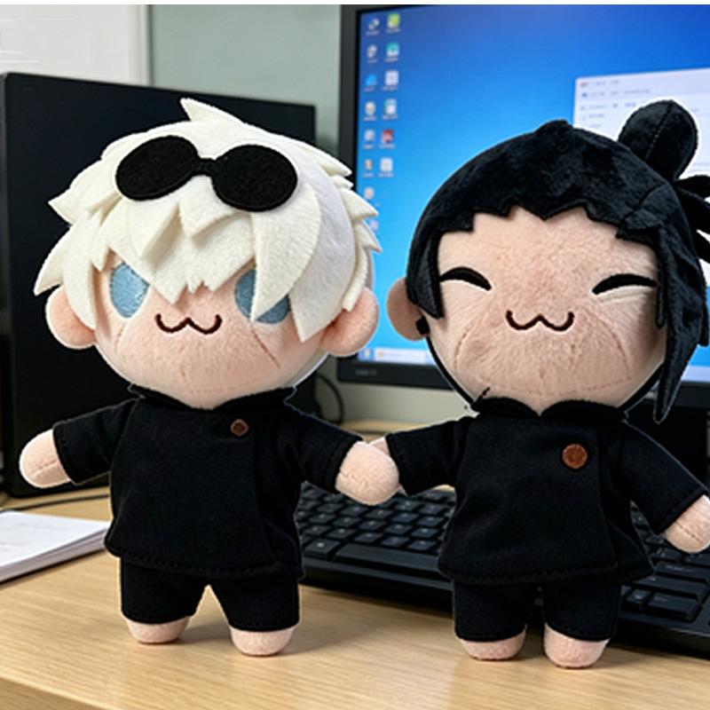 NEW 21cm Gojo and Geto Anime Game Character Doll High-quality Plush Toy Doll Halloween Gift Home Sofa Decoration Couples Gift