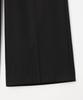 MILLO WOMEN Zipper Wide Trousers [Black]