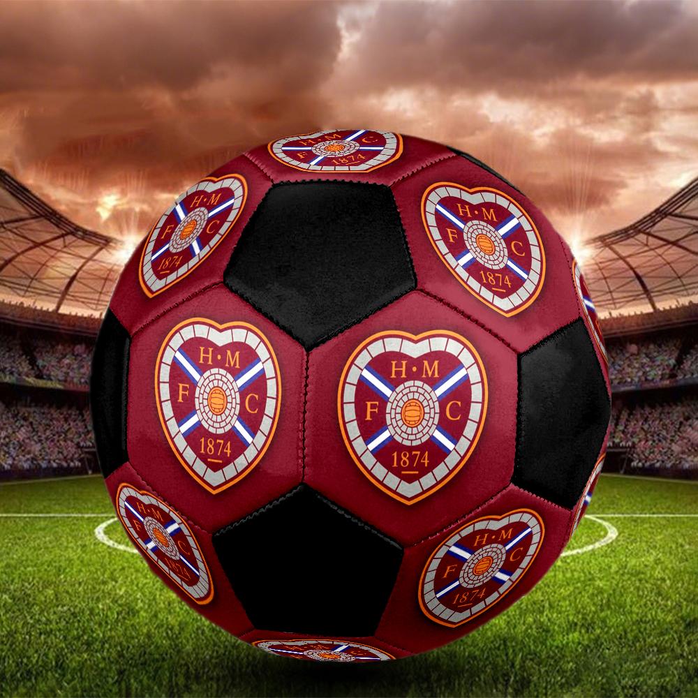 Hartes Football Club Indoor Soccer Ball Colorful Machine Stitched PVC Size 5 Team Training Competition Ready Durable High-Bounce Cool Sports Gift