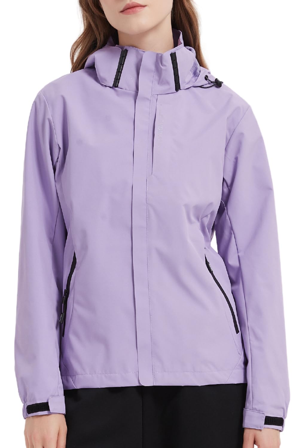 

Benke Lightweight and Windproof Outdoor Mountain Windproof and Perfect for and Long Sleeve Windbreaker Jacket Only Women s Jacket, Parka, Fall/Winter фиолетовый