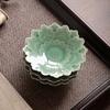 Yue Kiln Celadon Coaster Chinese Creative Handmade Ceramic Cup Holder Tea Holder Tea Ceremony Accessories Heat Insulation Mat