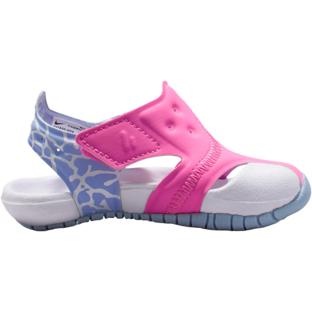 Jordan Flare TD Pink Blue White Toddler Sandals CI7850-604