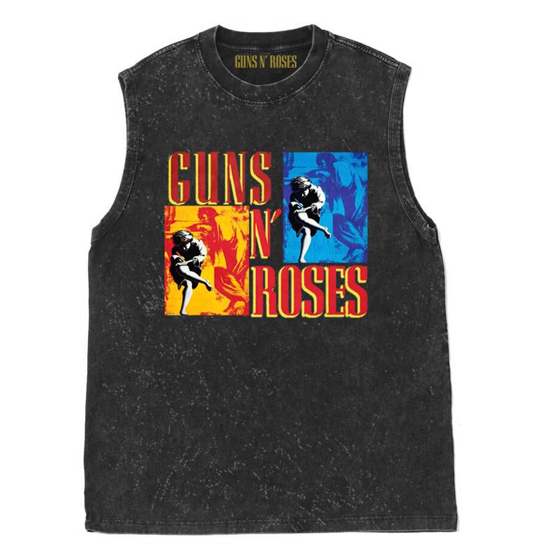 

Guns N Roses Vintage American Vintage Rock Wash Old безрукавка майка майка спортивная одежда S