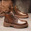 Shoes platform Martin boots men's spring and autumn 2026 new breathable versatile handsome boots men