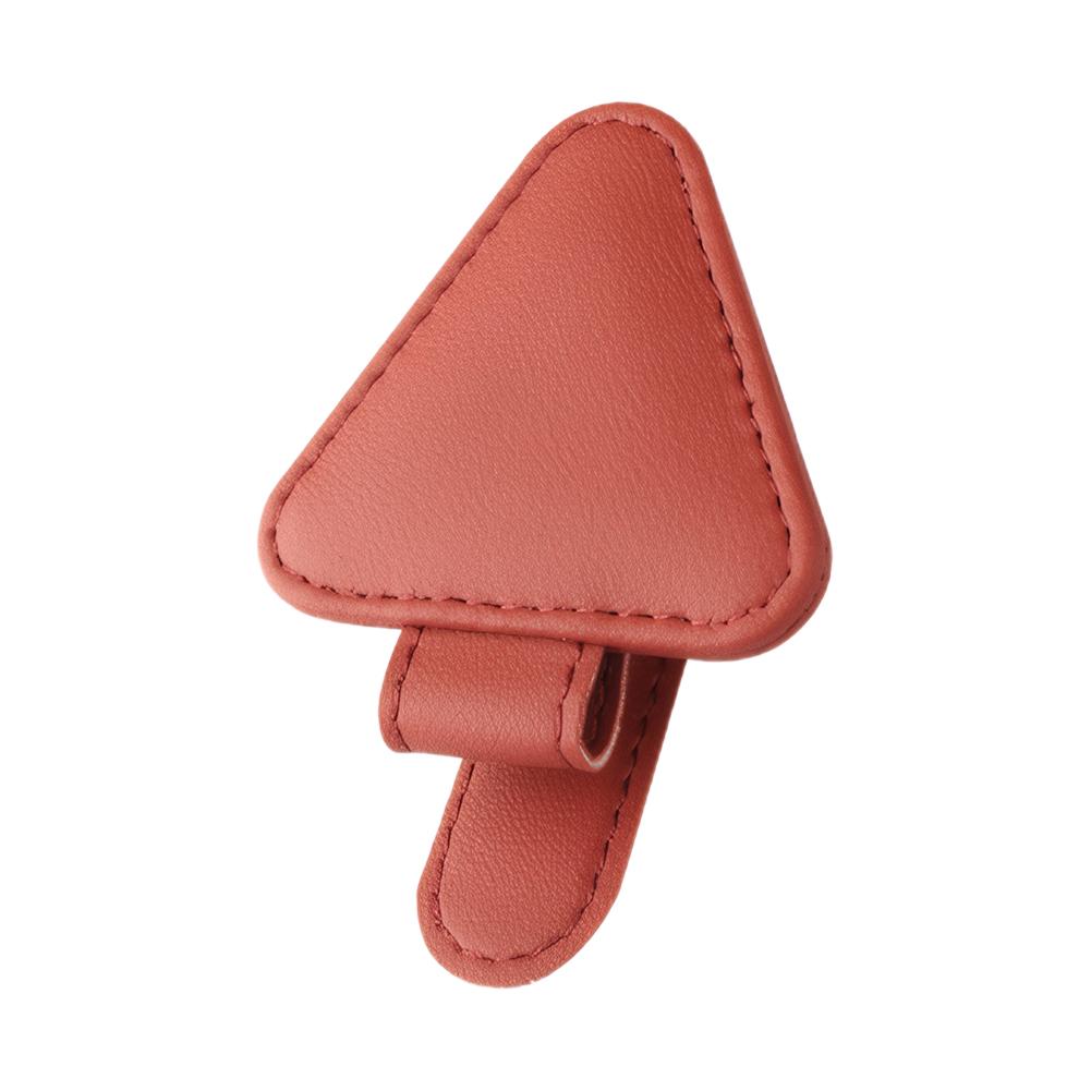 Universeller Sonnenblenden-Clip - Auto-Brillenhalter - Sonnenbrillenhalter - Microsoft Leder Brillenaufhänger