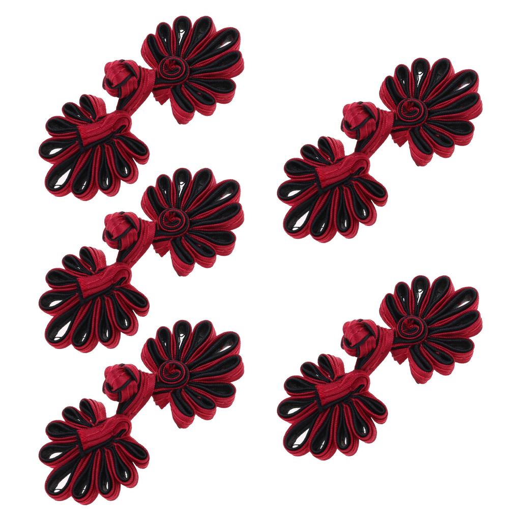 5 Par/Opakowanie Zapięcia do Cheongsama Zapięcia do Szycia Węzły Chińskie Guzik Żabka Ozdobne Guziki Chińskie Tradycyjne Guziki