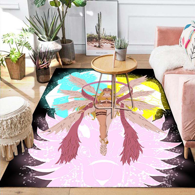 Ophanimon Rug Floor Mat for Living Room or Bedroom Soft and Comfortable Carpet a Gift for Birthday and Holiday.