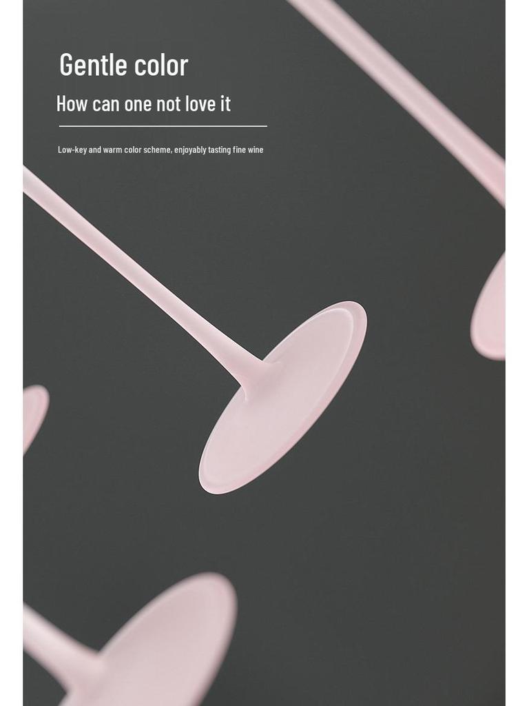 European Style Gradient Burgundy Crystal Goblet Wine Glass